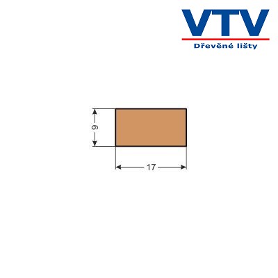 Lišta dřevěná H 1709 2m c. 70 Lišta dřevěná H 1709 2m c. 70