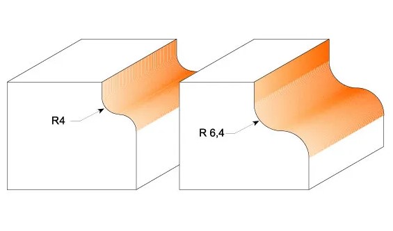 C95906411 C959 Profilová fréza s ložiskem - R6,4 D38,1x18 S=8 HW C95906411 C959 Profilová fréza s ložiskem - R6,4 D38,1x18 S=8 HW