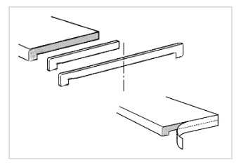 Parapet krytka Inparex 600 bílá Parapet krytka Inparex 600 bílá