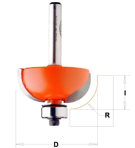 C93728611 C937 Zaoblovací fréza vypouklá - R9,5 D31,7x12,7 S=8 HW C93728611 C937 Zaoblovací fréza vypouklá – R9,5 D31,7×12,7 S=8 HW