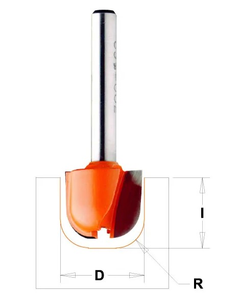 C95100211 C951 Žlábková fréza - R6,4 D19x16 S=8 HW C95100211 C951 Žlábková fréza – R6,4 D19x16 S=8 HW