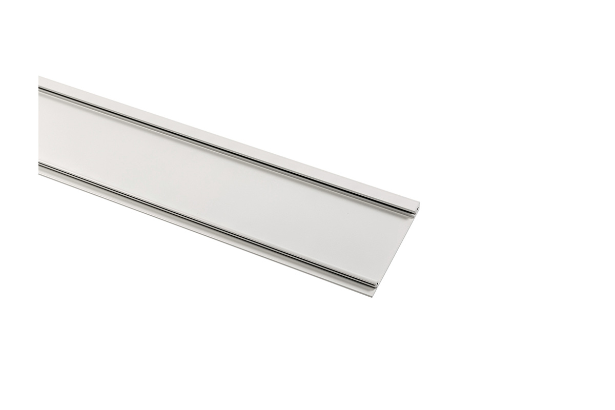 Zásuvkový Box Slim vnitř. zásuvka A1 čelní panel 110/1200mm Bílá nízká zásuvka