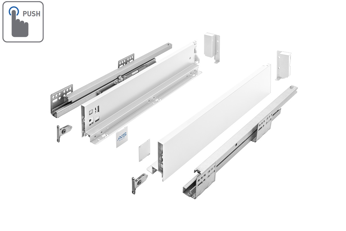 Zásuvkový Box Slim P2O A1 400A1 84/400mm nízký Bílá Zásuvkový Box Slim P2O A1 400A1 84/400mm nízký Bílá