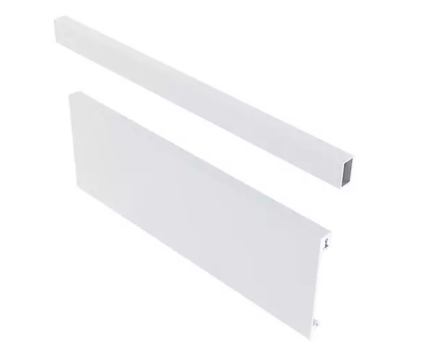 Zásuvkový Box Slim vnitř. zásuvka C1+D1 čelní panel+reling 110/1200mm Bílá vysoká + extra vysoká zás