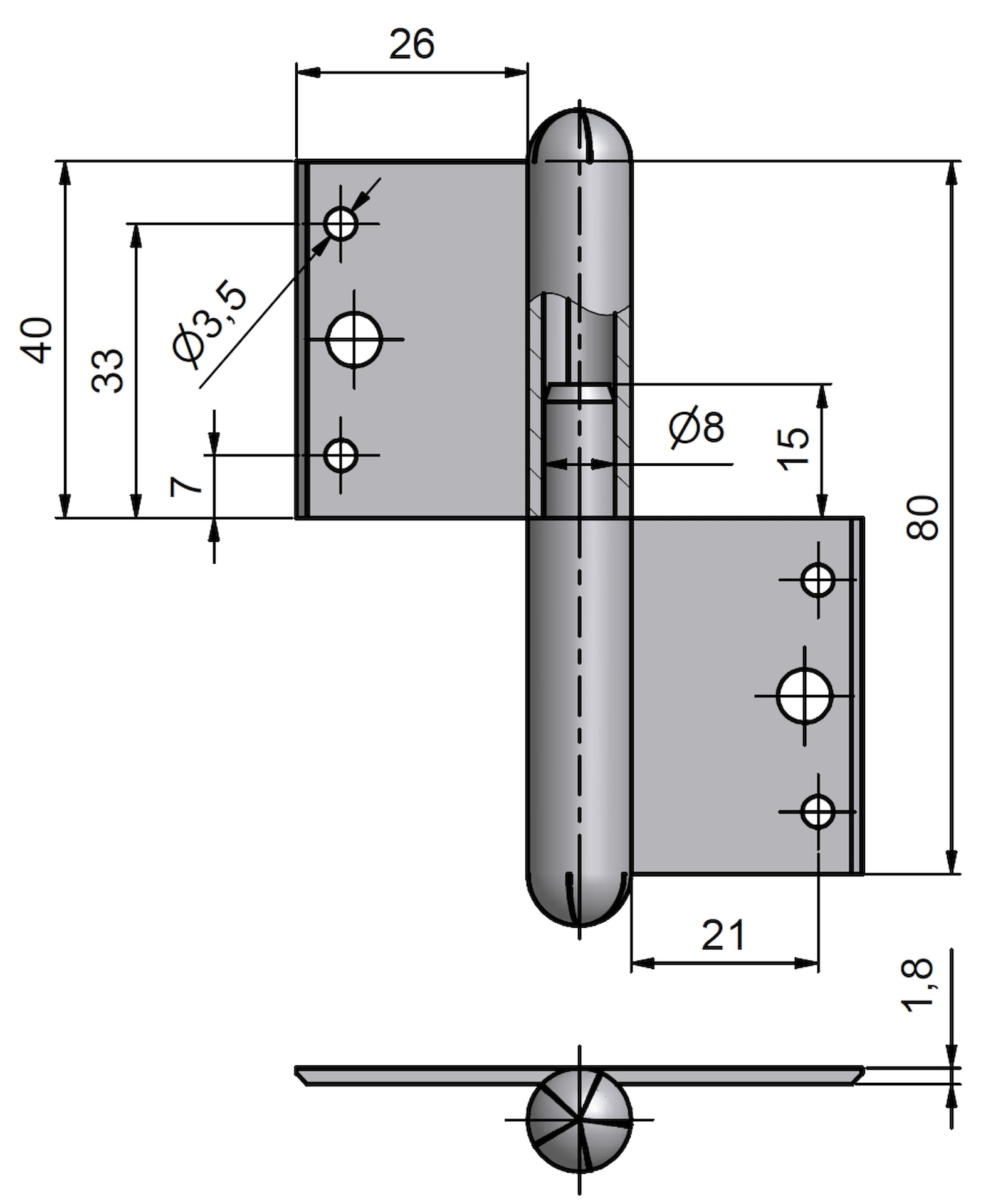 Závěs okenni 80 P 90200000 Závěs okenni 80 P 90200000
