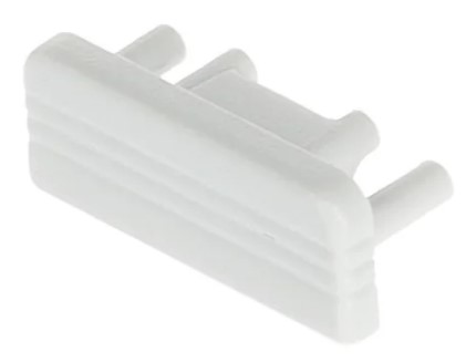 Záslepka do profilu LED AL RW přisazená bílá Záslepka do profilu LED AL RW přisazená bílá