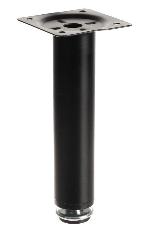 Nozka kov 17.V15B kulatá 150*30mm černá Nozka kov 17.V15B kulatá 150*30mm černá