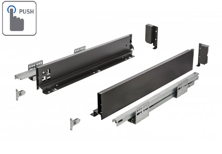 Zásuvkový Box Slim P2O A2 350A2 84/350mm nízký Černá Zásuvkový Box Slim P2O A2 350A2 84/350mm nízký Černá