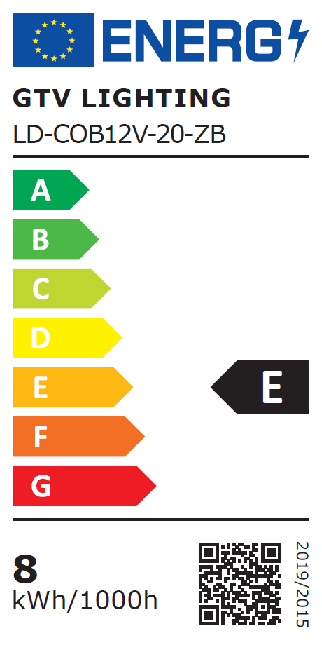 LED pásek 5m COB 320 LED/m, 8mm, neutrál bílá, 8,5W/m, 23W/5m, 12V, 800 lm/m, mini AMP LED pásek 5m COB 320 LED/m, 8mm, neutrál bílá, 8,5W/m, 23W/5m, 12V, 800 lm/m, mini AMP