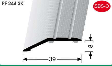 Přechodová lišta 89-13442704 270cm stribro Přechodová lišta 89-13442704 270cm stribro