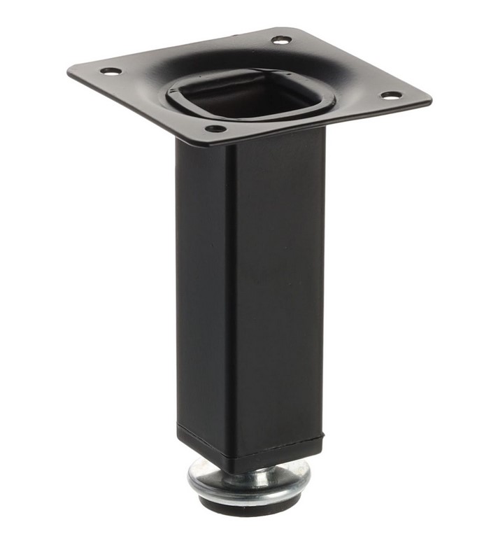 Nozka kov 17.V15B hranatá 100*25*25mm černá Nozka kov 17.V15B hranatá 100*25*25mm černá