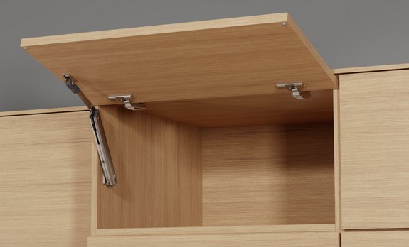 Aventos HK-XS TIP-ON Sada B střední LF 500-1200, sada se skládá z: Aventos HK-XS TIP-ON Sada B střední LF 500-1200, sada se skládá z: