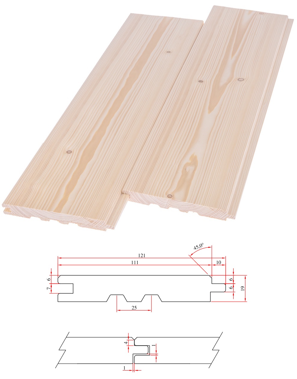 Palubky fase RAIT 19*121*4,2m sm AB (6ks/bal.=3,0492m2) Palubky fase RAIT 19*121*4,2m sm AB (6ks/bal.=3,0492m2)