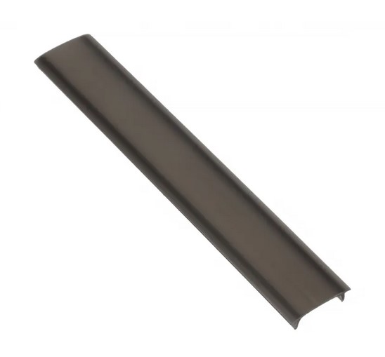 Kryt do profilu LED GLAX černý 3,05 m Kryt do profilu LED GLAX černý 3,05 m