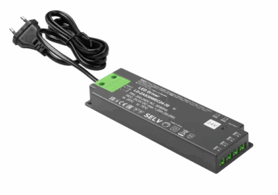 Trafo 24V LED SLIM EASY CLICK 30W, input 220-240VAC, IP20,  6x miniAMP konektor