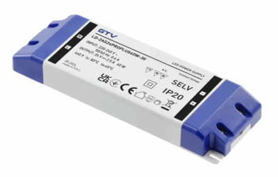 Trafo 24V LED PRO 60W, input 220-240VAC, IP20, rozměr 185x65x22 mm