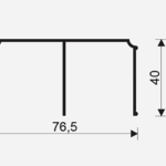 Horni vedeni Gem. Černá mat. 4,5m Horni vedeni Gem. Černá mat. 4,5m