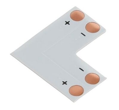 Konektor pro LED pásek 10mm a COB, spojka LED/LED rohový k pájení nebo na rychlospojky, 3A, IP20 Konektor pro LED pásek 10mm a COB, spojka LED/LED rohový k pájení nebo na rychlospojky, 3A, IP20