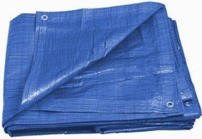 Plachta zakrývací s kovovými oky 3x5m 11111