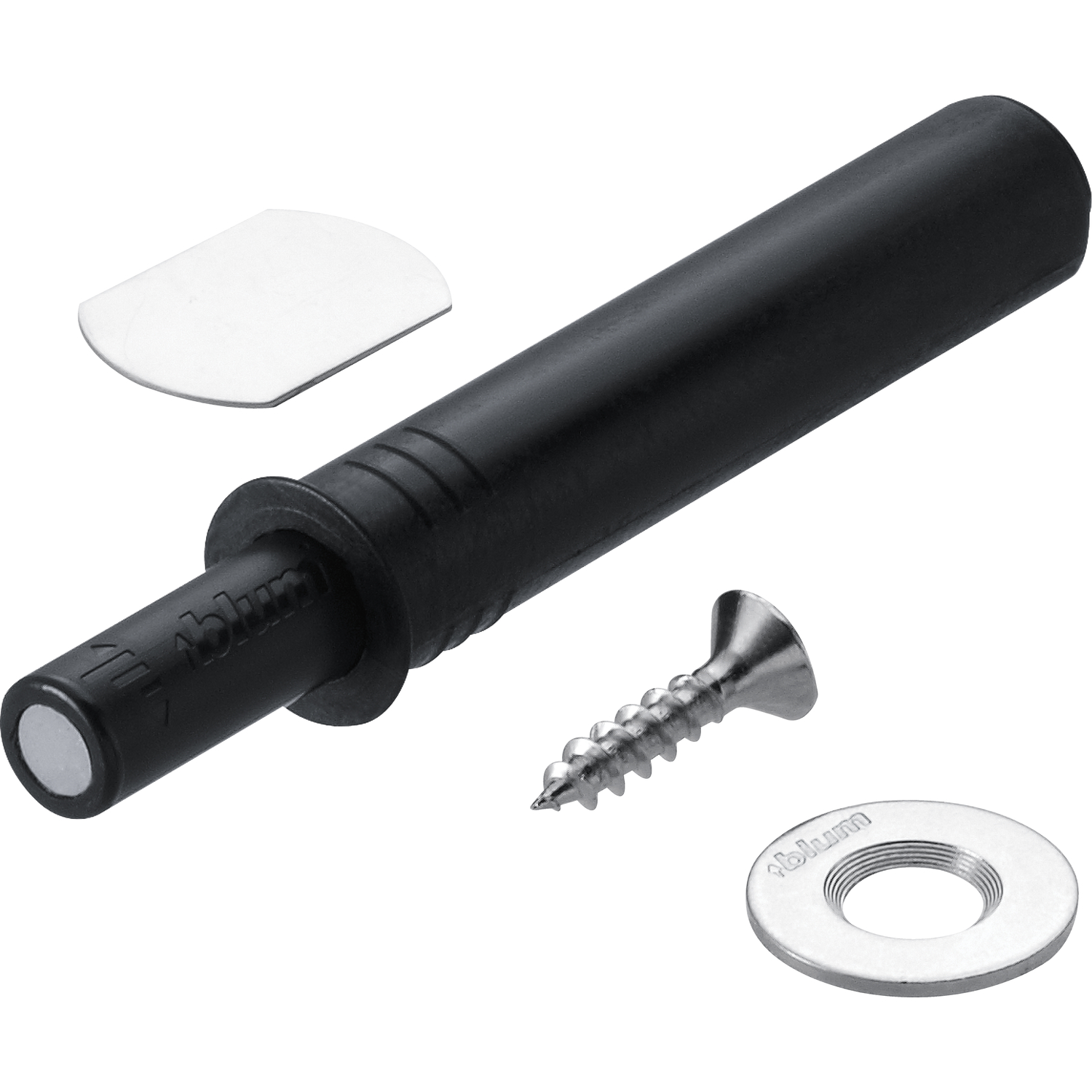 TIP-ON Pro dvířka (Sada), krátký, s magnetem, Černá 956.1004 CS TIP-ON Pro dvířka (Sada), krátký, s magnetem, Černá 956.1004 CS