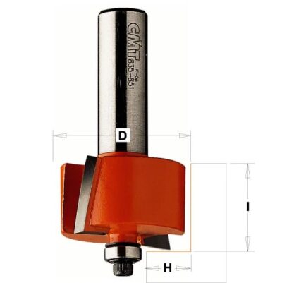 C93531711 C935 Falcovací fréza na polodrážku – H9,5 D31,7×12,7 S=8 HW