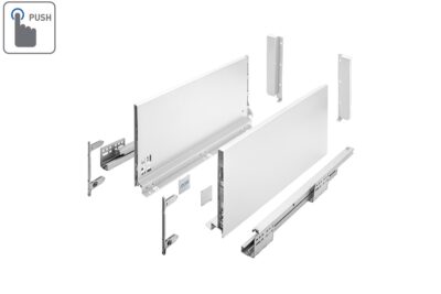 Zásuvkový Box Slim P2O D1 450D1 199/450mm extra vysoký Bílá