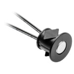 Spínač dotykový stmívatelný 12V/36W, 24V/72W, 3A, černý, pro otvor 18mm, mini AMP Spínač dotykový stmívatelný 12V/36W, 24V/72W, 3A, černý, pro otvor 18mm, mini AMP