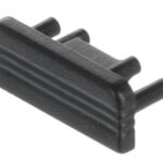 Záslepka do profilu LED AL RW přisazená černá