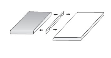 Spoj. lista AL rohova na PD 38mm černá