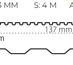 Terasa WoodPlastic prkno NATUR Teak+ 137 Classic 23x137x4000mm