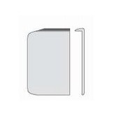 Koncovka na PD 38mm AL pravá hliník Koncovka na PD 38mm AL pravá hliník