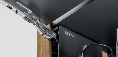 Vyklopne kování HORIZON PUSH C silný – bílá, 2000-4050