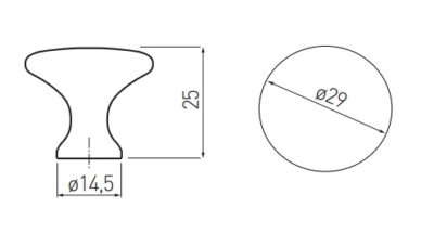Uch. knopka GZ-UDINE bílá mat