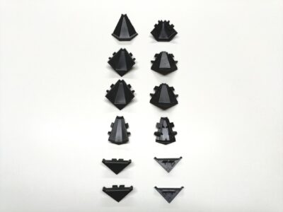 KoncovkaPD Krono – grey marble černá 0990 – sada