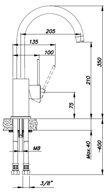Baterie Sinks Vitalia Sahara 50