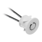 Spínač dotykový stmívatelný 12V/36W, 24V/72W, 3A, bílý, pro otvor 18mm, mini AMP