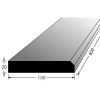 Práh dub 600*150/síla 20mm