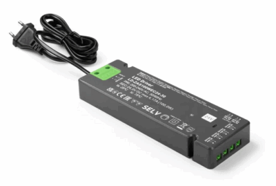 Trafo 24V LED SLIM EASY CLICK 100W, input 220-240VAC, IP20, 6x mini AMP konektor