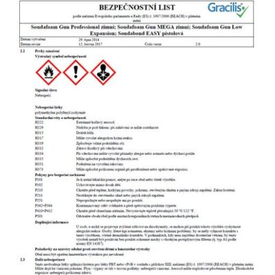 Mont.pena 750ml pistolová Easy Soudabond Mont.pena 750ml pistolová Easy Soudabond