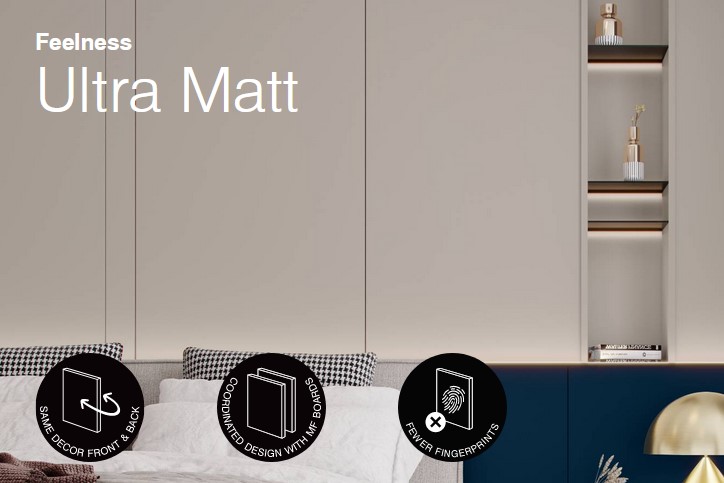 MDF desky FeelNess Ultramat – 2800*1220*18,3 MDF desky FeelNess Ultramat – 2800*1220*18,3