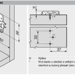 Podložka BLUM CLIP křížová s excentrem , ocel, na vrut, zvýšení 3mm 173H7130
