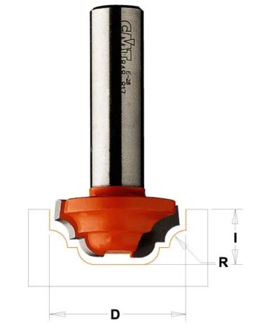 C94819011 C948 Profilová fréza čelní – R4 D19x13 S=8 HW