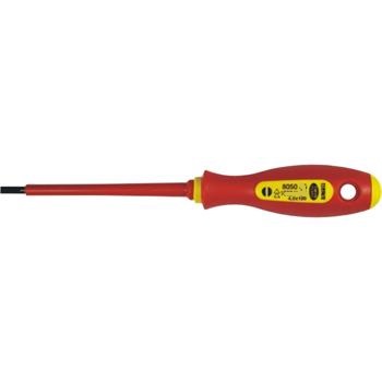 Šroubovák plochý 1,0×5,5x125x225mm, Bi-plast rukojeť 1000V, TWIN PLAST, NAREX BYSTŘICE