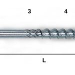 Vrut HS-easy PRO samorez stříbrný 4*60mm (200ks/bal) 4001221616151 Vrut HS-easy PRO samorez stříbrný 4*60mm (200ks/bal) 4001221616151