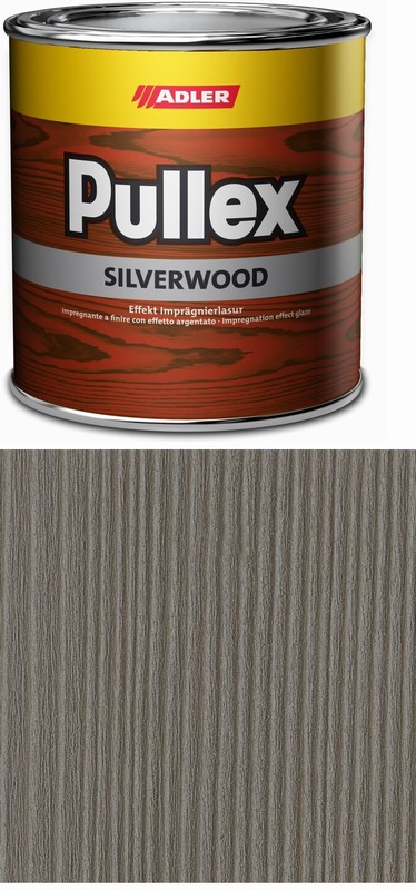ADLER Silverwood lazura hlinik. seda 0,75l