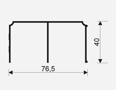 Horni vedeni Gem. Bílá mat. 3.0m