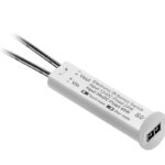 Spínač univerzální bezkontaktní, bílý, 12V/24W, 24V/48W, 2A, stmívatelný, mini AMP