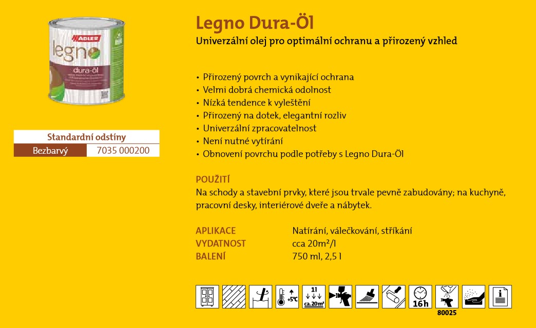ADLER Legno Dura-öl 0,75L ADLER Legno Dura-öl 0,75L