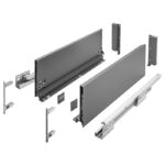Zásuvkový Box Slim P2O C 450C 167/450mm vysoký Antracit