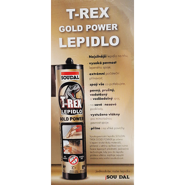 T-REX Gold STRONG lepidlo 290 ml AKCE T-REX Gold STRONG lepidlo 290 ml AKCE